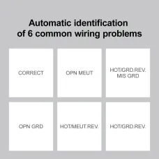 Xiao ATUMAN ST2 Intelligent Socket Tester Compact Low Energy Consumption High Sensitivity for Electrical Socket Wires Verification Wide Voltage Range Convenient to Use