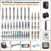 Versatile 42 Piece Magnetic Screwdriver Kit with Reliable Detachable Handle for Home Office Bike Repairs