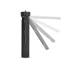 Mini Metal Tripod Four-height Adjustable Stand Portable Mount Bracket for Phone Camera Vlog Broadcasting