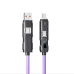 Multifunctional 4 in 1 Fast Charging USB Type C Cable for Phone  Xiaomi High-Speed Data Transfer Micro USB Adapter