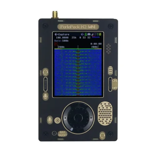 Portapack H2 Mini HackRF One R9 V2.0.0 SDR Radio Receiver with 5 Antennas and Signal Amp 1MHz-6GHz Operating Frequency 20 MHz RF Bandwidth Ideal for Wireless Communication Technology Research