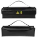 XANE49*15*15cm Portable E-Bike Lipo Battery Bag Fireproof Waterproof Electric Bicycle Battery Protection Handbag with Charging Port