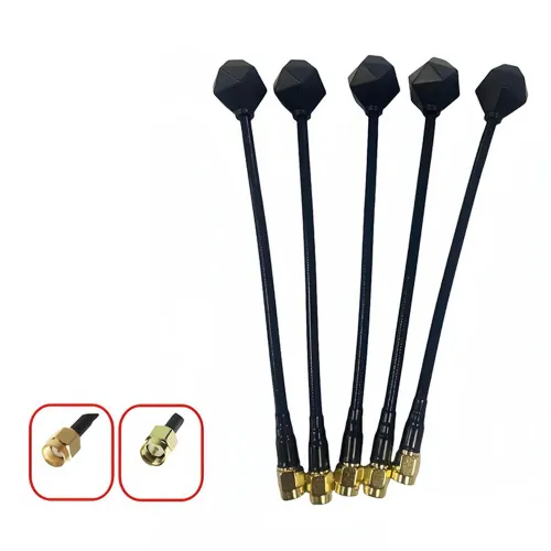 4.8G-5.8G 5dBi 130mm RHCP SMA/RPSMA FPV Antenna for FPV Racing Drones & Quadcopters