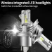 General Liang H4/H7/H11/9005/9006 6500K 2PCS Car LED Headlights Front Fog Lamp Modified Mini Integrated Plug-In Lamp
