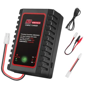 HTRC N8 Battery Charger 20W 2A  AC Compact Charger For 2S-8S Nimh/Nicd Battery