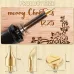 DIY Wood Burning Set and 26 Letters Copper Mold Carving Pyrography Pen Tips Stencil Soldering Iron Wood Burning Tool