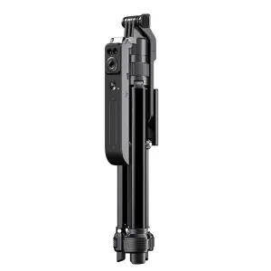 C17 Mobile Selfie Stick with Tripod 360 Rotary AI Facial Tracking Aluminum Alloy Wide Angle Live Broadcast Shooting Camera Three-pin Selfie Stick