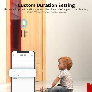 SONOFF SNZB-04P Zigbe Door Window Sensor Tamper Alert Smart Scene Remote Control Smart Home ZHA Work with Alexa Google Home