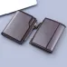 PU Leather Men's Wallet Clutch Bag Card Holder Short Wallets Zipper Large Capacity Vintage Male Purses