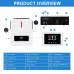 DAXTROMN Power 6.2KW Solar Inverter 48VDHybrid Mppt 6200W Pure Sine Wave Charge Controller 120A Off Grid Grid-Tie AGH-6.2KW-PRO