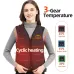 TENGOO HS-05 V-neck Slimming 5 Areas Smart Heating Vest 3 Gear Temperature USB Charging Winter Warmth Cold-proof Waistcoat for Men Women Elderly People