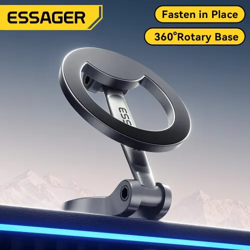 ESSAGER ES-ZJ29 Magnetic Car Mount with 360 Rotation 3 Bearings Universal Phone Holder for iPhone 8-17 Series for Huawei for SAMSUNG