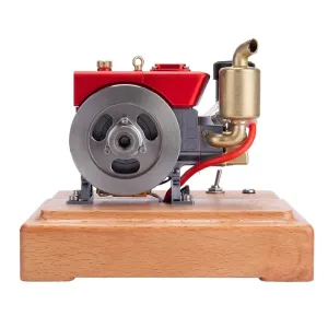 NikolaToy for MUSA 1/8 2.6cc Mini Single Cylinder 4-Stroke Gas Powered Motor Engine Model Physics Experiment Science Education Toys Gift