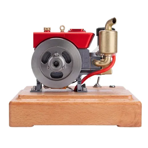 NikolaToy for MUSA 1/8 2.6cc Mini Single Cylinder 4-Stroke Gas Powered Motor Engine Model Physics Experiment Science Education Toys Gift