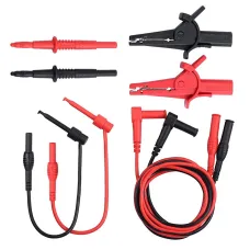 Universal Digital Multimeter Test Leads High Conductivity Copper Core Electrical Testing Accessories