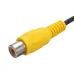 4 Pin Male Connector Radio Back Up Reverse Camera RCA Cable Adapter for Toyota