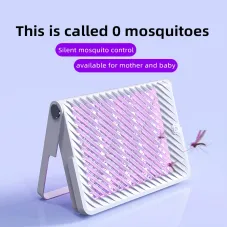 2 In 1 Wall-mounted Vertical Dual-purpose Skynet Mosquito Killer Lamp Electric Fly Swatter Racket Mosquito Killer Lamp for Home, Outdoors