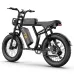 EDIRECT URLIFT2 Electric Bike 48V 15.6AH 500W(Peak 1500W) Motor Recommended Top Speed 25KM/H 20inch Fat Tire 160KM Max Mileage 120KG Max Load Electric Bicycle