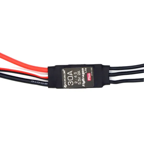 FLYCOLOR FlyDragon Lite Plus 30A 2-4S Dual Way Brushless ESC With 5.5V/2A BEC for Fixed Wing RC Airplane