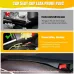 2PCS Car Seat Leak-proof Plug Strip Seat Storage Box Car Seat Gap Plug Car Seat Gap Filler with Seat Belt Holes Car Gap Strip Stop Cellphone Wallet Keys Coins From Dropping