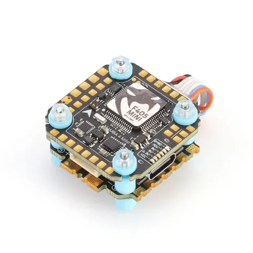 20x20mm MAMBA MK4 F405 MINI Flight Controller & F40 BLS MINI ESC / Reactor 44A MINI 8bit ESC Stack for RC FPV Racing Drones