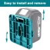 5/10 Pack Battery Storage Rack for 14.4V 18V Li-ion Battery Tools Machine Holder Storage Rack Wall Mount Bracket Fixing