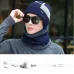 TENGOO Electric Heating Hat Scarf Set Rechargeable Thermal Washable Hat Soft Knitted Winter Warm Scarf for Head Neck