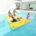 HALLOLUR101"x69.5" Floating Water Pad Tear-Resistant XPFoam Bouncy Water Floating Bed For Pool Beach Ocean Lake