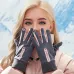 XANEWinter Gloves for Women Fleece-Lined Windproof Warm Touchscreen-Compatible Anti-Slip Cycling Gloves for Skiing Hiking Outdoor Sports