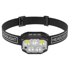 1200LM Super Bright Motion Sensor Headlamp Outdoor Waterproof Head Flashlight USB Charging Headlight for Fishing Camping Search Light