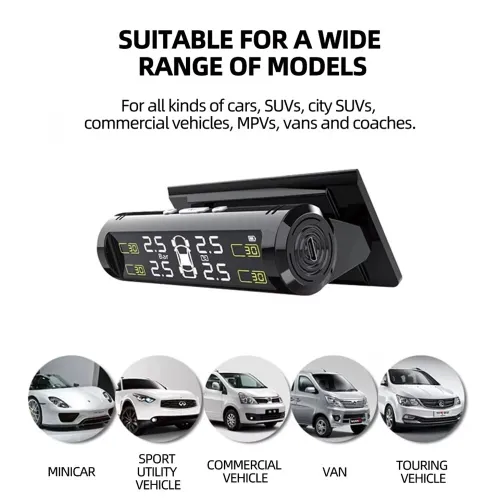 TPMS Wireless Intelligent Sensing Tire Pressure Monitoring System Hidden Four-wheel Simultaneous Measurement and Display