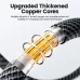 Toocki TX111C4 PD240W Type-C to Type-C Cable with Smart OLED Display PD3.1 SFC2.0 Fast Charging Data Transmission Tinned Copper Core Line 1M Long for iPhone 17 17 Pro 16 Pro Max 15 for Xiaomi 17pro for Huawei Mate XTs for OPPO for VIVO