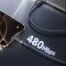 Baseus PD60W Type-C to Type-C Cable PD3.0 Fast Charging Data Transmission Tinned Copper Core Line 0.25M/1M/2M Long for iPhone 17 17Pro 16 15 Pro Max for SAMSUNG for HUAWEI for OPPO