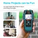 HANMATEK SF1 Stud Finder Wall Scanner Detector Professional 5 in 1 Scan Mode HD LCD Display Automatic Calibration with Audio Alarm Ideal for Detecting Metal Wood AC Wires Behind Walls Floors Ceilings