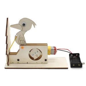 Wooden Woodpecker No. 1 Model Assembly Kit DIY Kit Children's Science Experiment Education Toy Student Technology Small Production