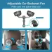 Car Fan 360 3-speed Car Seat Back Cooling Fan USB Charge Dual Head Fan Adjustable Rotation Neck Cooler for Car Home Accessories