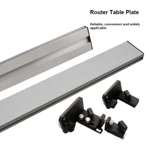 ENJOYWOOD 450-1220mm Table Saw Router Table T-Track Fence 30 Type/45 Type Fence Drill Press Table Fence for DIY Woodworking Projects