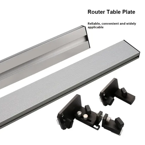 ENJOYWOOD 450-1220mm Table Saw Router Table T-Track Fence 30 Type/45 Type Fence Drill Press Table Fence for DIY Woodworking Projects