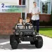 Kimbosmart 4W24V 7A Battery Powered Electric Kids Ride on Cars Dual 35W Motor 7.5 km/h Max Speed 2.4GRemote Control LELights Toy Car