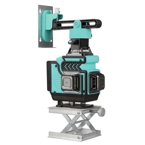 MUSTOOL 16 Lines 4D Laser Level Dual Batteries 360Horizontal Vertical Cross Green Light Self-Leveling Measure