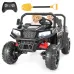 FUNTOK U0124V 7AH Double Seater Kids Ride on Truck Car 8km/h Max Speed Safety Rechargeable Powered Electric Car for 3-8 Years Old Kids with Remote Control