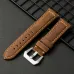 22mm Multi-color Hand-sewn Retro Cow Leather Smart Watch Band Replacement Strap