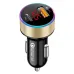 38W Car Charger PD+USB QC3.0 Quick Charging Phone Charger 12V -24V Lighter Socket with LED Voltmeter Display
