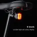 BIKIGHSmart Sensing Brake Bicycle Taillight 6 Lighting Modes Waterproof Type-Charging Bike Rear Light for MTB Night Riding Warning Safety