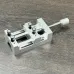 Mini Drill Press Vise Aluminum Alloy 0-47mm Clamping Range Rubber Soft Jaws Compact Adjustable Vice Clamp for Crafts Modeling Repairs Tools