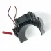 Aluminum Alloy 540/550 Motor Heatsink Radiator with Fan JST Connector for 1/8 1/10 RC Car Parts