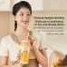 450ML Small Portable Multi-function Juicer Cordless Electric Juicing Cup with Removable Straw Strong 6-Blade Precision Steel Blade