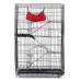 PawGiant 4-Tier Cat Cage, Cat Playpen Kennel Crate Chinchilla Rat Box Cage Enclosure with Ladders, Platforms Beds, Latches Tray Hammock