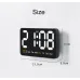 Large Display Led Digital Wall Clock Brightness Adjustable Voice Control Display Temperature Desktop Alarm Clock