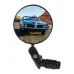 2pcs Bicycle Rear View Mirror Adjustable 360 Rotatable Convex Lens 360 Rotatable Handlebar Safety Mirror For MTB And Road Bike Reflector